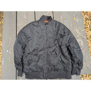 H&M Bomber Jacket (Black) - Size XS/S